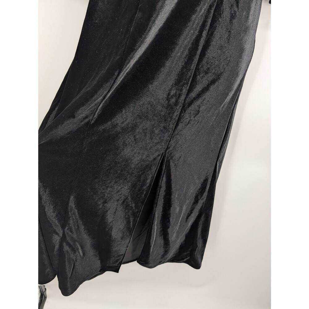 NWT ALLSAINTS Ani Velvet Dress 0 Black Whimsigoth Feminine Victorian Babydoll - Picture 10 of 10